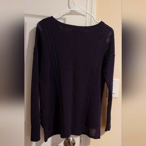 Purple Knit Sweater